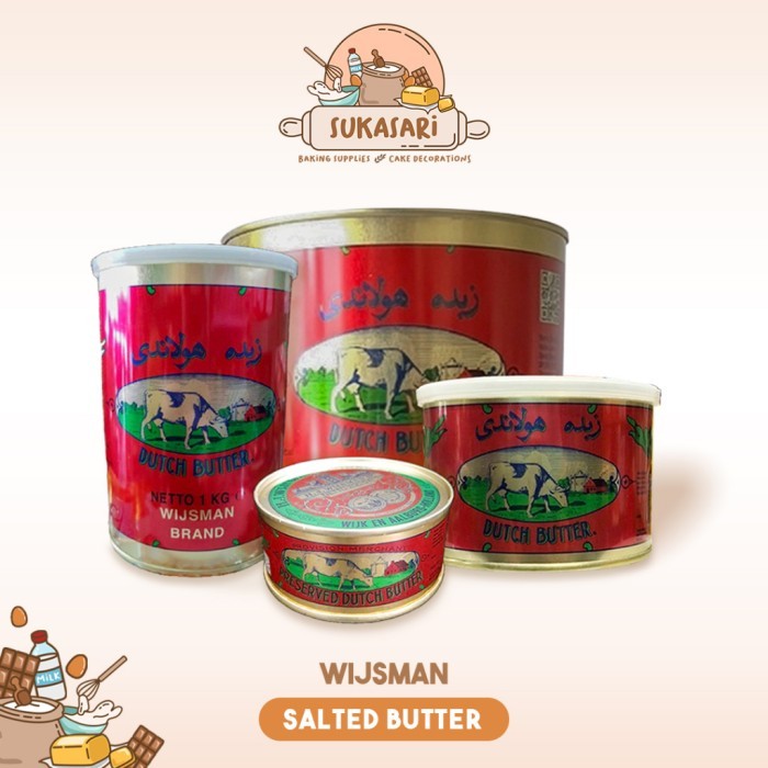 

(Expert) Sukasari - Wijsman Butter 200gr, 454gr, 1kg / Mentega Wysman / Wisman Salted Butter