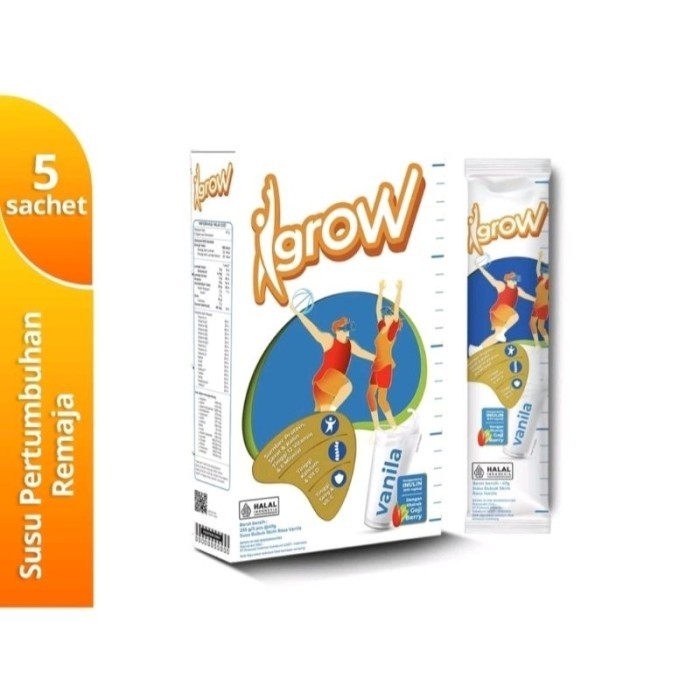

(Expert) IGROW susu bubuk tumbuh kembang anak extra goji berry vanilla