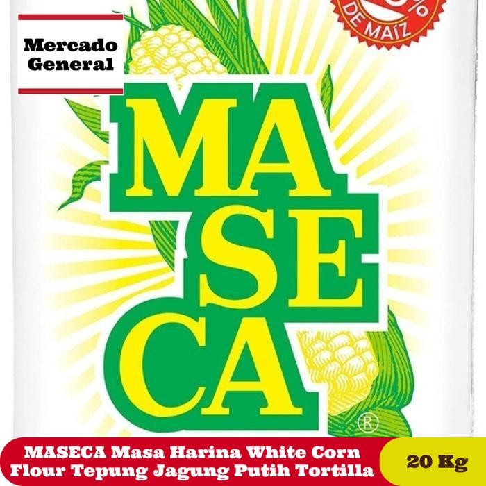 

MASECA Masa Harina 20kg White Corn Flour Tepung Jagung Putih Tortilla