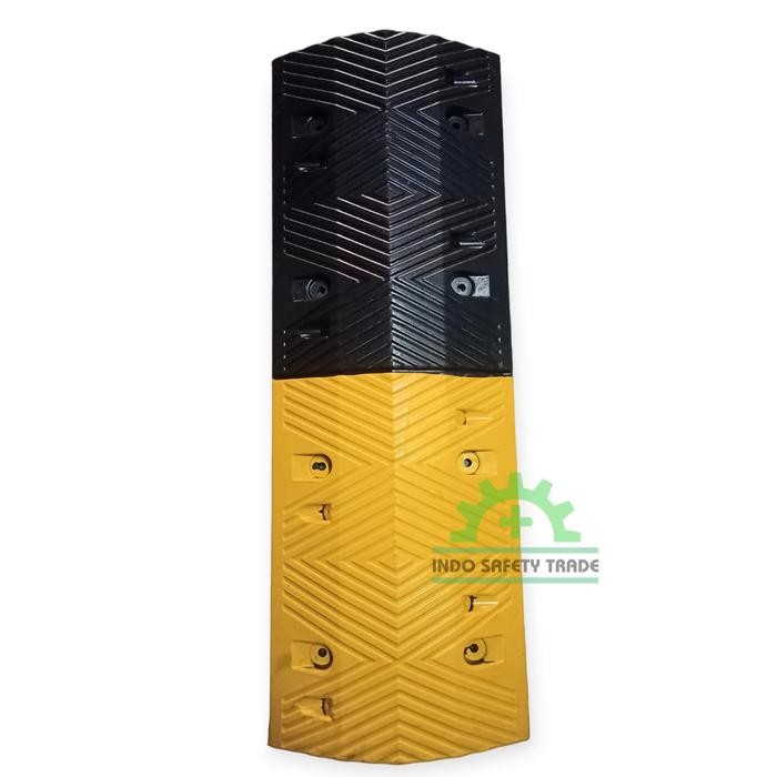 Rubber Speedhump Polisi Tidur Karet Tinggi 7cm Tanpa Baut