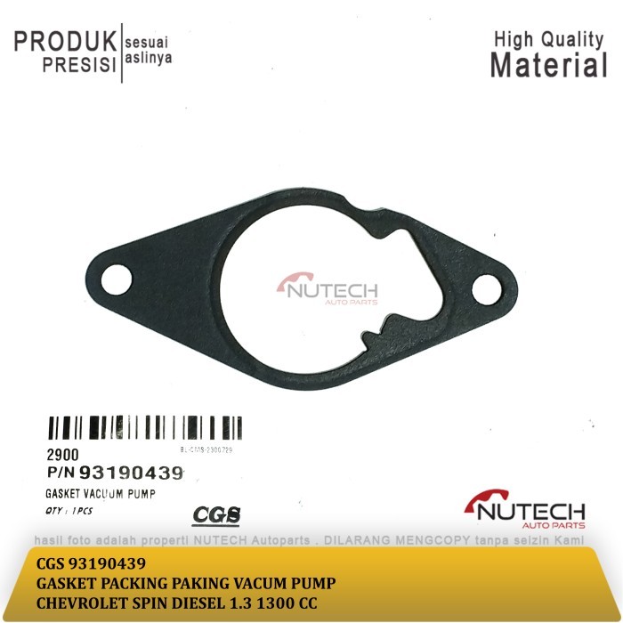 Ready GASKET PACKING PAKING VACUM PUMP SPIN DIESEL 1.3 1300 OEM
