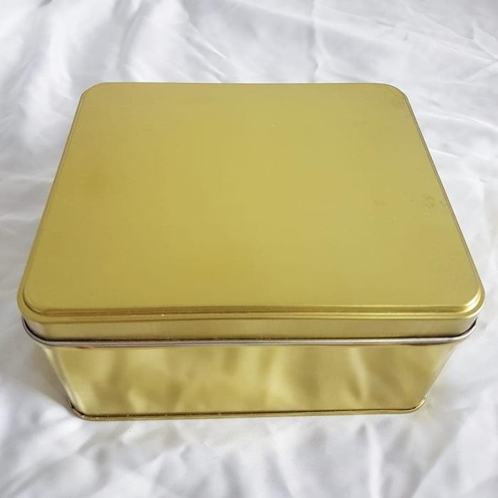 

Pesta- Hapunni KALENG KOTAK EMAS WADAH SOUVENIR