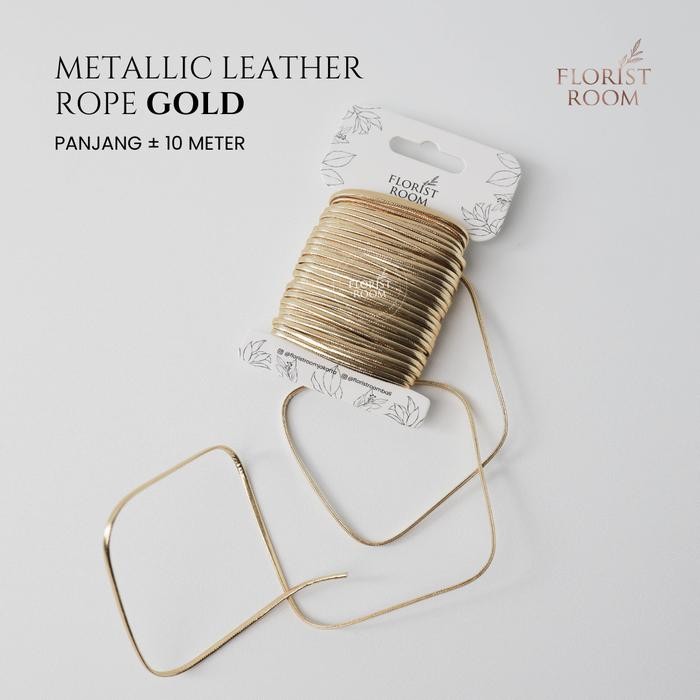 

Pesta- Metallic Leather Rope 10meter - DIY