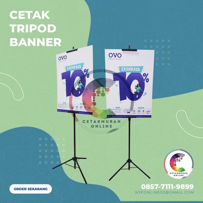 Tridpod Banner / Board UV PRINT (FOAM BOARD SAJA )