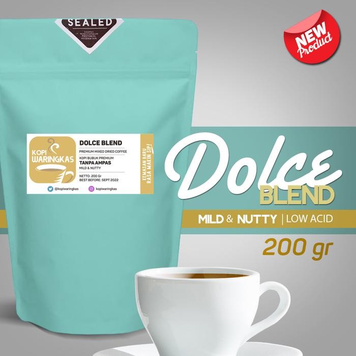 

Kopi Waringkas DOLCE BLEND Premium Instant Coffee TANPA AMPAS 200 gr