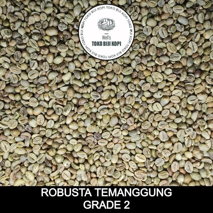 

GREEN BEAN / KOPI MENTAH ROBUSTA TEMANGGUNG GRADE 2 - 1 KG