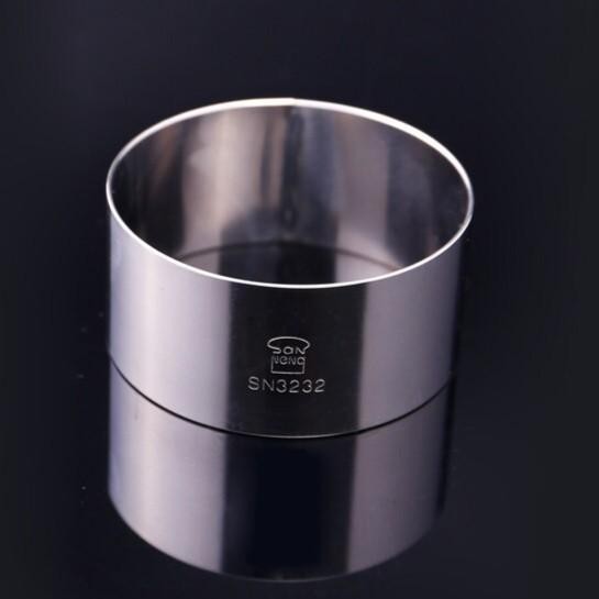 PENAWARAN SPESIAL SANNENG SN3232 - ROUND MOUSSE RING /CETAKAN RING CAKE ROTI BULAT 5CM JKL