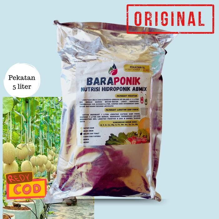 AB Mix Melon & Tomat Baraponik 5 liter Hidroponik