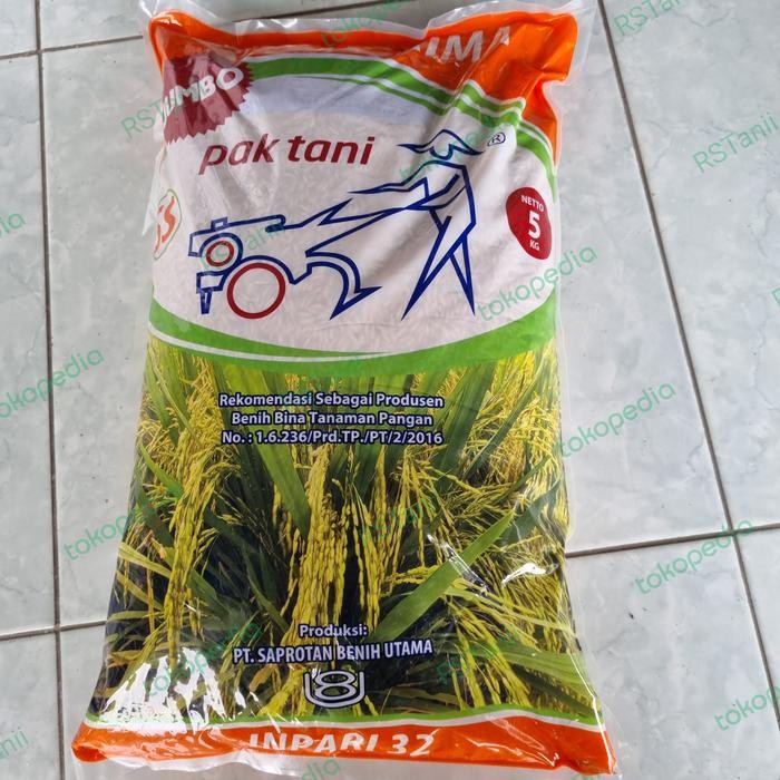 Benih Padi Inpari 32 Jumbo Pak Tani 5kg