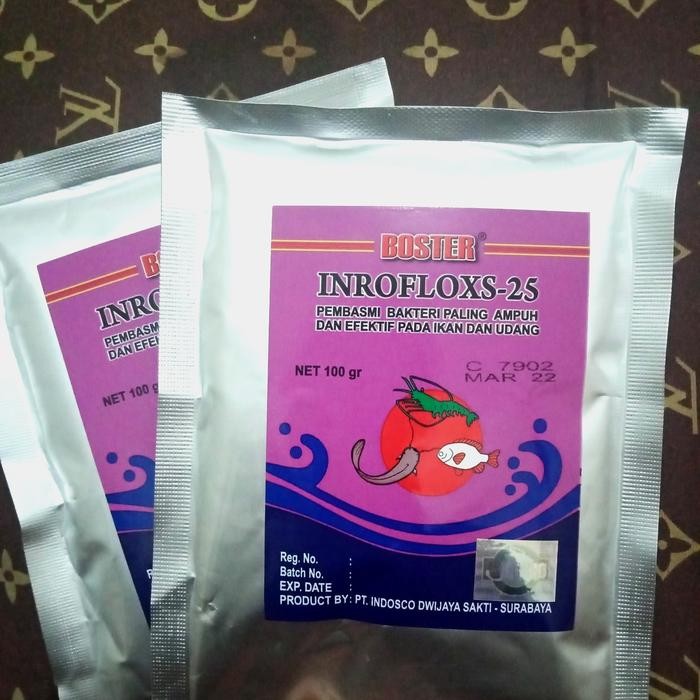 Boster inrofloxs 25 antibiotik ikan koi paling efektif