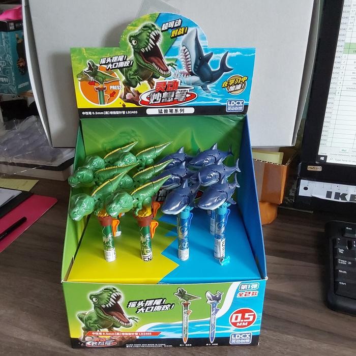 

LDCX WILD LIFE PENS 0,5 DINOSAUR SHARK 49372 RANDOM [ORIGINAL LDCX]