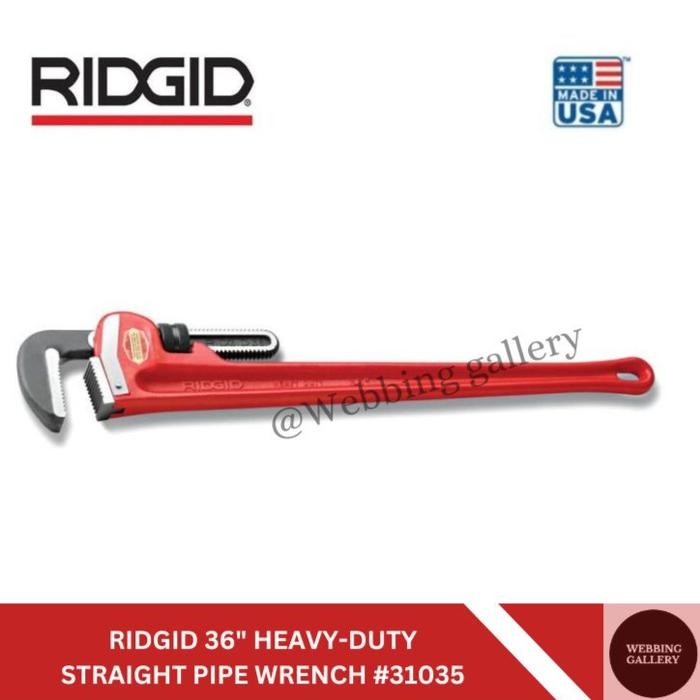 RIDGID HEAVY-DUTY STRAIGHT PIPE WRENCH 36" RIDGID 31035 - KUNCI PIPA