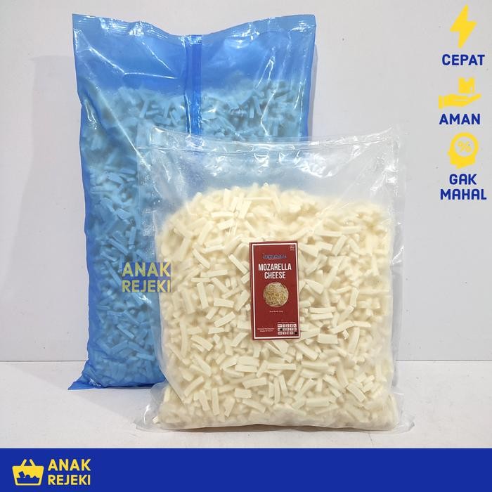 

BARANG TERLARIS Keju Mozzarella Parut Arla 1kg - Mozarella Shredded Cheese Halal Premium Termurah