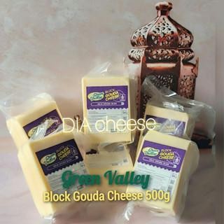

BARANG TERLARIS Keju Natural Block Gouda 500 gr - Green Valley HALAL