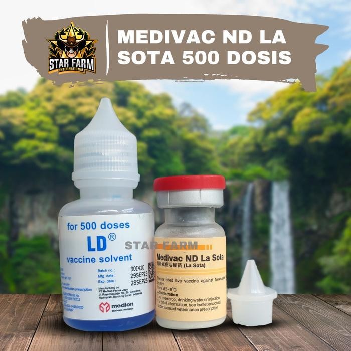 Silahkan Order] Vaksin Medivac ND Lasota 500 Dosis
