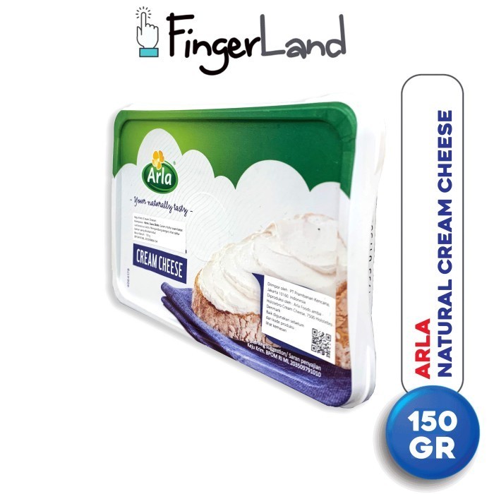 

BARANG TERLARIS ARLA Natural Cream Cheese 150 Gr Keju Krim Alami & Packing Styrofoam