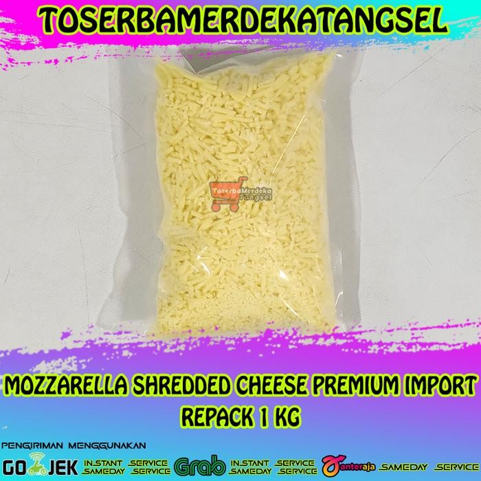 

BARANG TERLARIS MOZZARELLA PARUT / SHREDDED PREMIUM IMPORT 1 KG