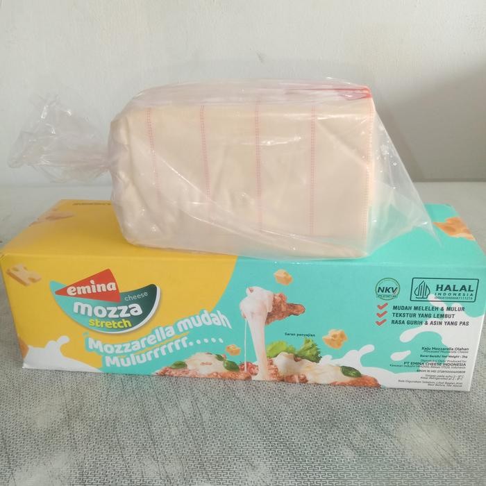 

BARANG TERLARIS keju mozzarela emina repack 1 kg