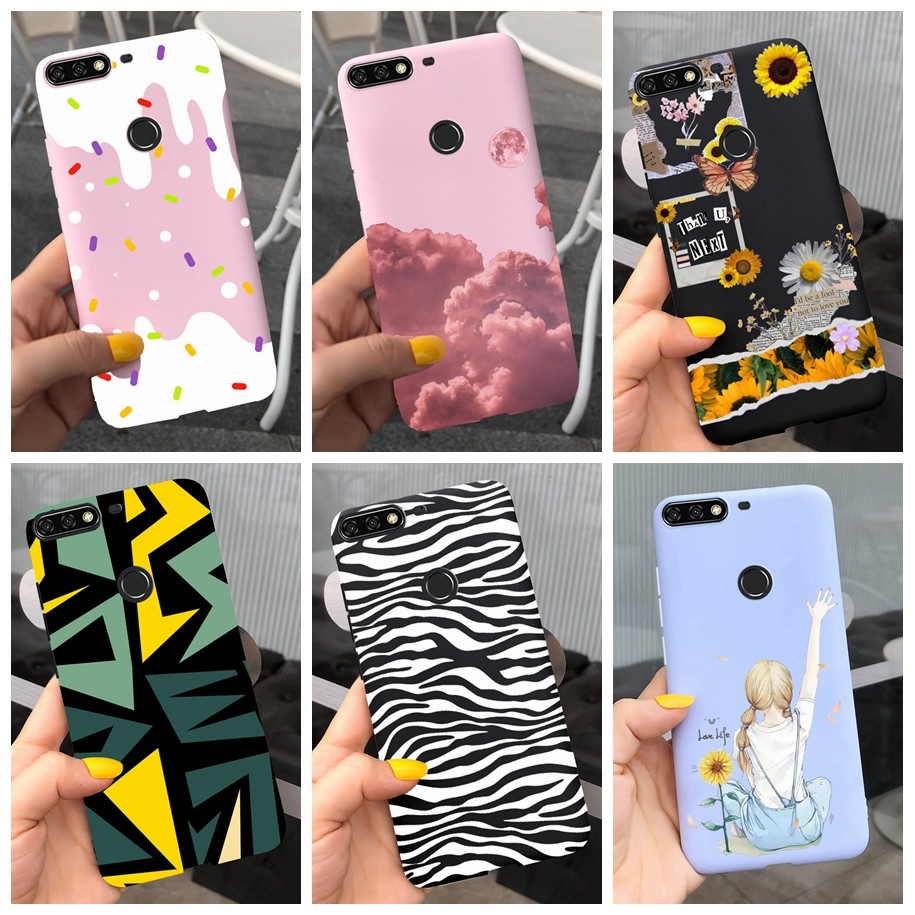 For Huawei Y7 Prime 2018 Case Ldn-L21 Ldn-Lx2 Ldn-Tl10 Phone Cover For Huawei Y6 Prime 2018 Atu-L31