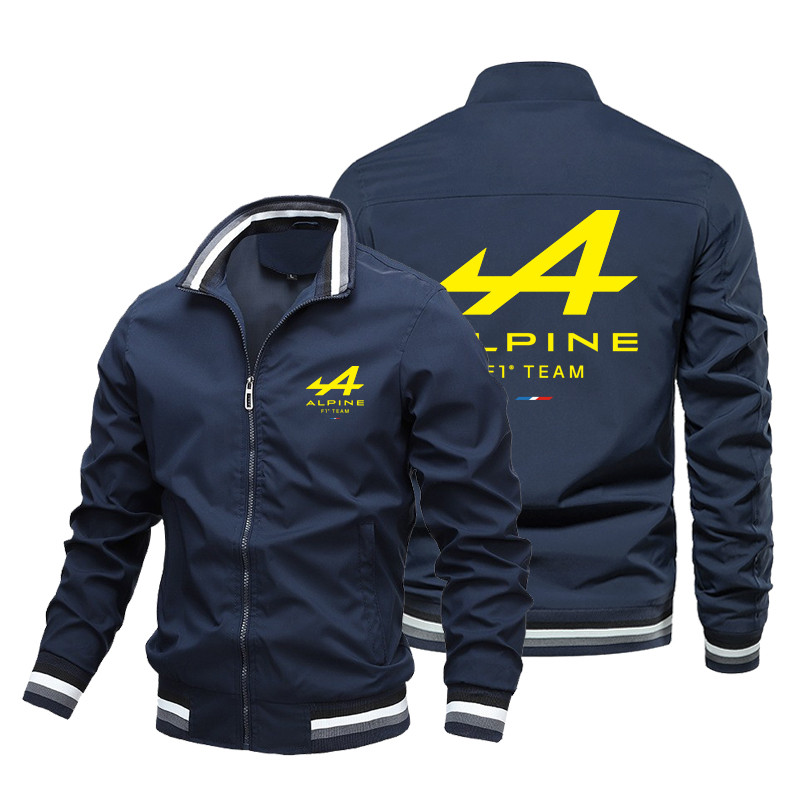 New Alpine F1 Team Zipper Jacket Sportswear Outdoor Carsweater Jacket Alpine Men'S Jacket Men'S
