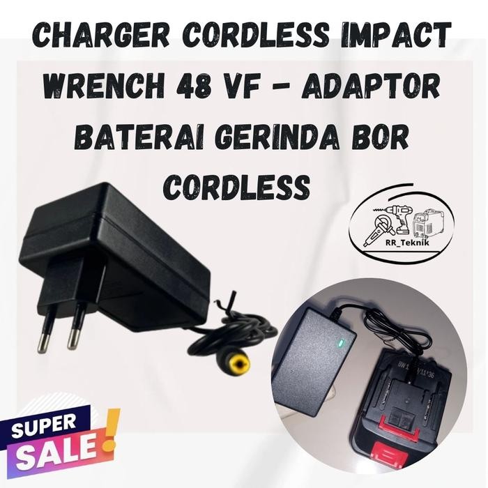 Charger Cordless Impact Wrench 48VF JLD - Adaptor Gerinda Bor JLD