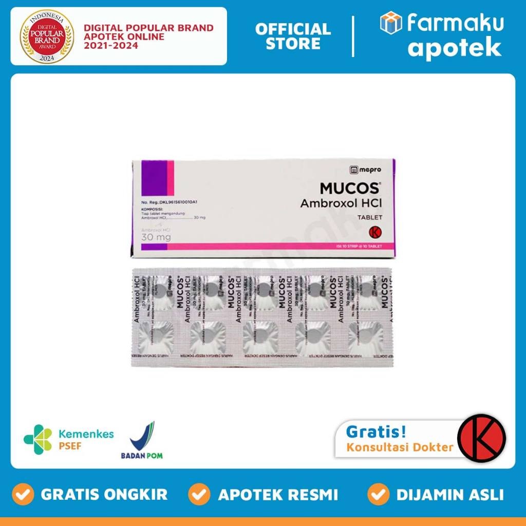 Mucos  Strip 10 tablet - KGS