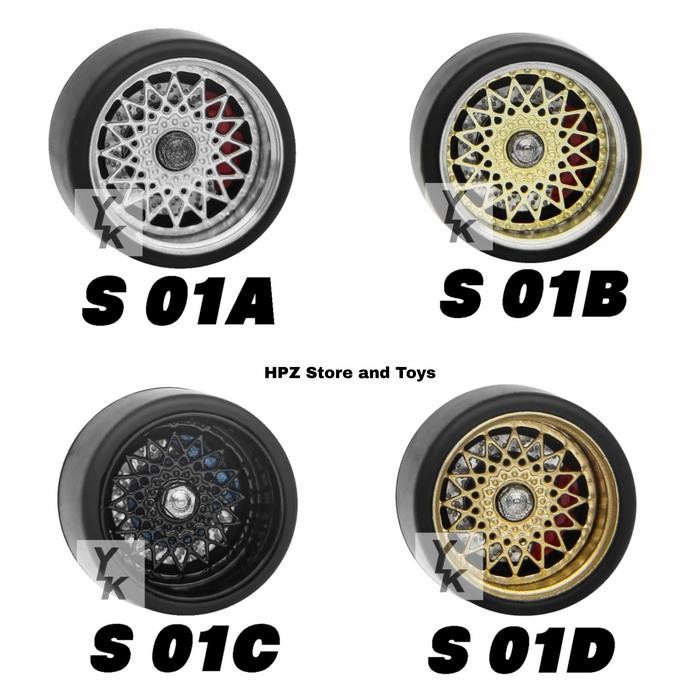 Ban Karet Hotwheels Premium Alloy Carlomo S01