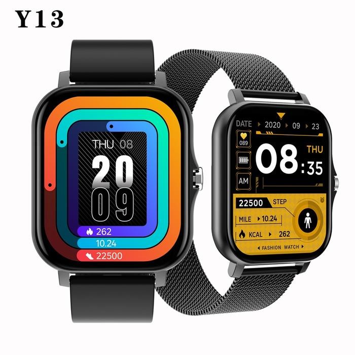 TronikJaya- Y13 Smartwatch Sleep Monitoring Pedometer Call Smart Watch