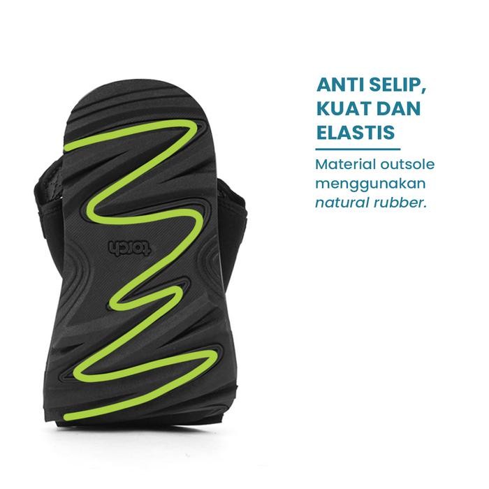 Torch Sepatu Sendal Pria Wanita Casual - Sandal Slip Travelling Arrafa