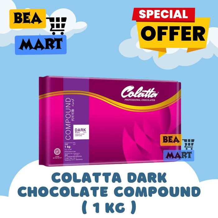 

Coklat Batangan Collata 1kg Colata Colatta Dark Chocolate Compound Cokelat Kompon Kemasan 1 kg