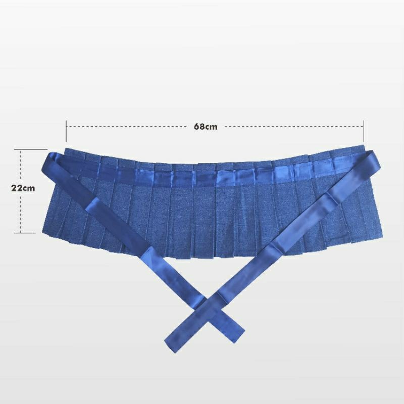 Makmur_55 Obi Belt Ruffle // Obi Belt Rempel // Obi Belt Denim