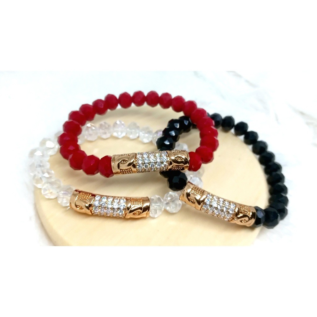 Glamourgemss Mgf Xuping Gelang Tangan Xuping Gelang Tangan Wanita Gelang Kristal Gelang Castum