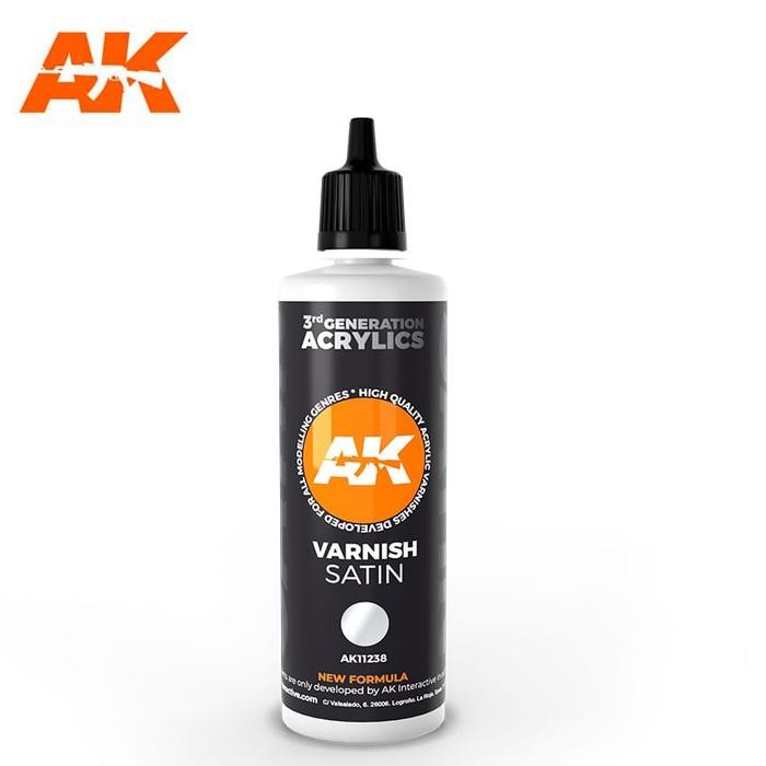 

Ak 11238 Varnish Satin 100Ml -Topcoat Acrylic Paint