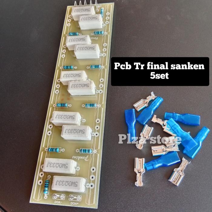 PCB TR FINAL SANKEN 5 SET PCB TRANSISTOR FINAL 5 SET SANKEN BAGUS