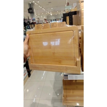 Talenan kayu set informa murah/talenan misaki/Talenan kayu informa/talenan woldy/ready stock talenan