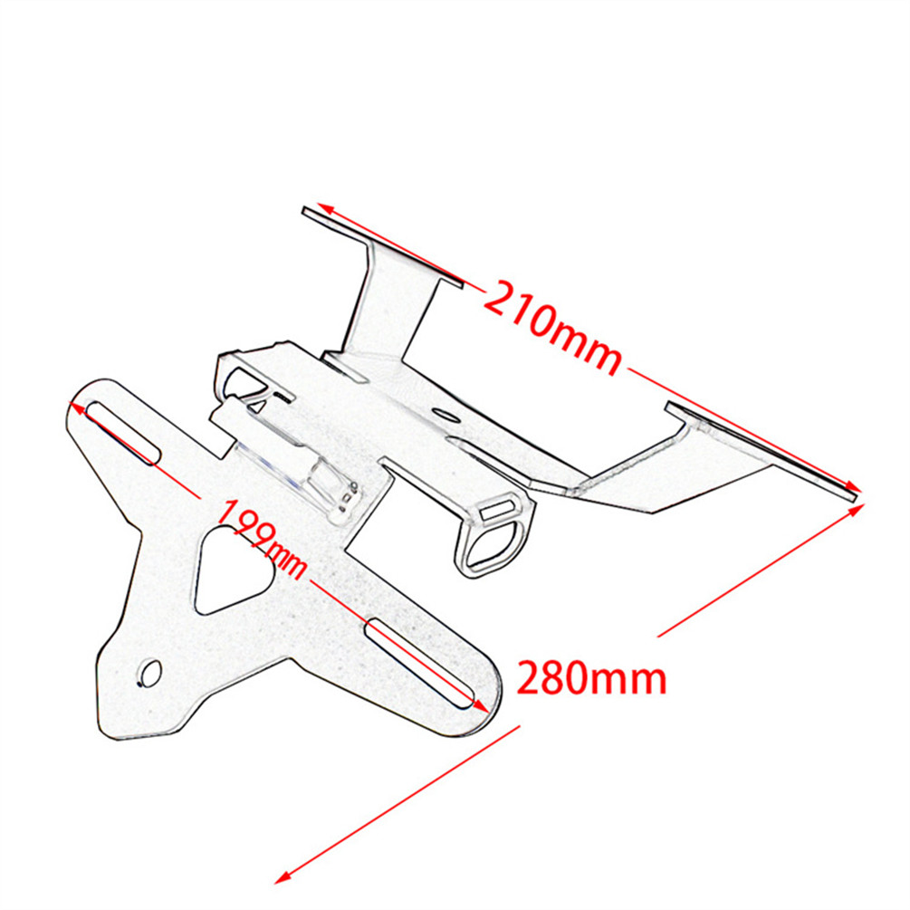 Cbr650R Cb650R License Plate Holder Bracket For Honda Cb Cbr 650R 2019 2020 Motorcycle Rear Tail