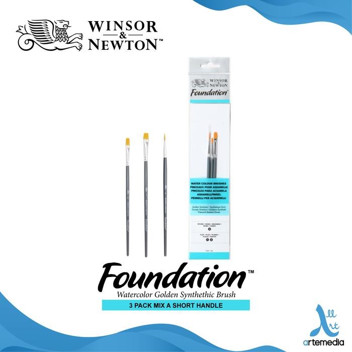 

Kuas Lukis Winsor & Newton Foundation Set 3 Mix B Golden Brush Sh