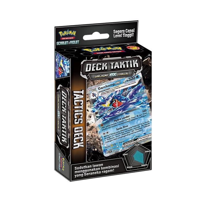 Toys Kingdom Pokemon Set Kartu Deck Taktik Garchomp Ex Terastal Svtg Kids Toy Toys Pokemon Card