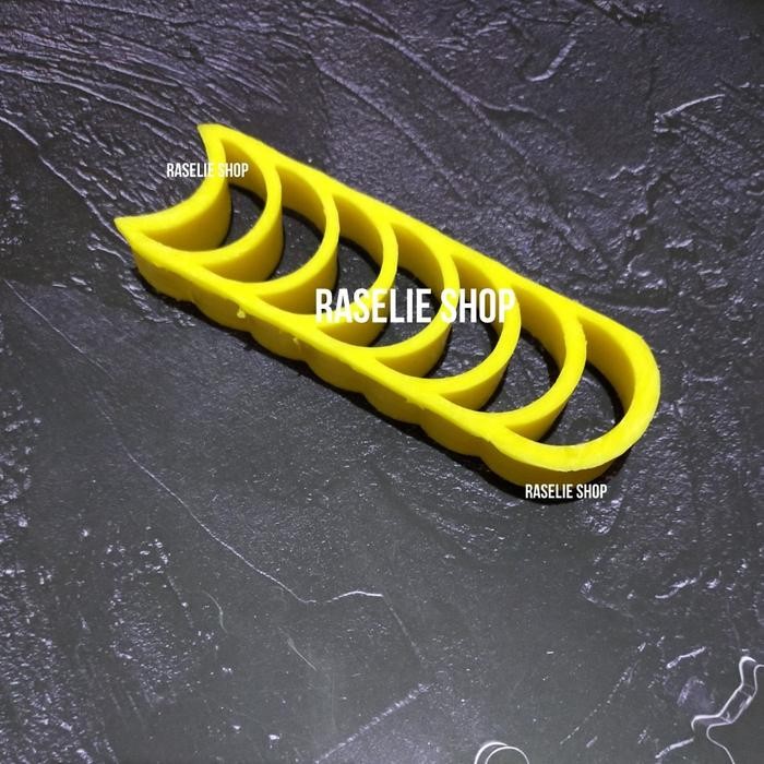 JTTOP" CETAKAN KUE KERING SEMPRIT PLASTIK BULAN SABIT SALJU COOKIES CUTTER