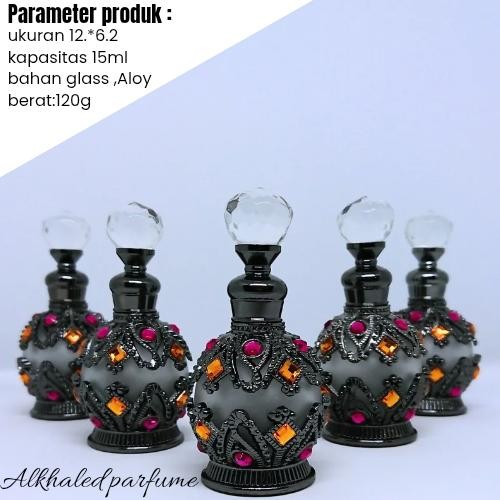 Botol Antik Dan Mewah/ Botol Parfum Antik Elegan Arab Saudi Gold emas