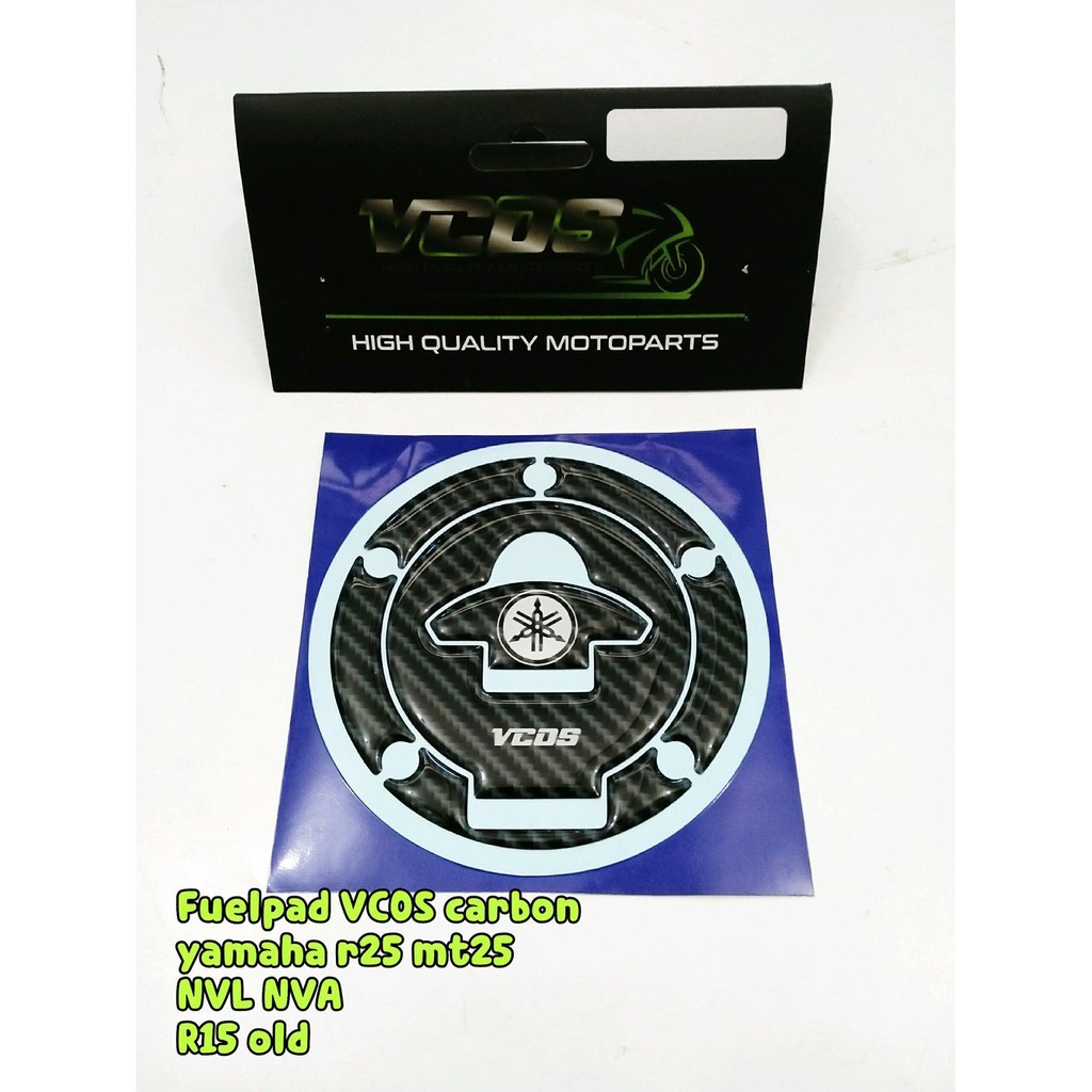 Stiker tangki VCOS r25 mt25 fuelpad carbon R15 old New vixion NVL NVA