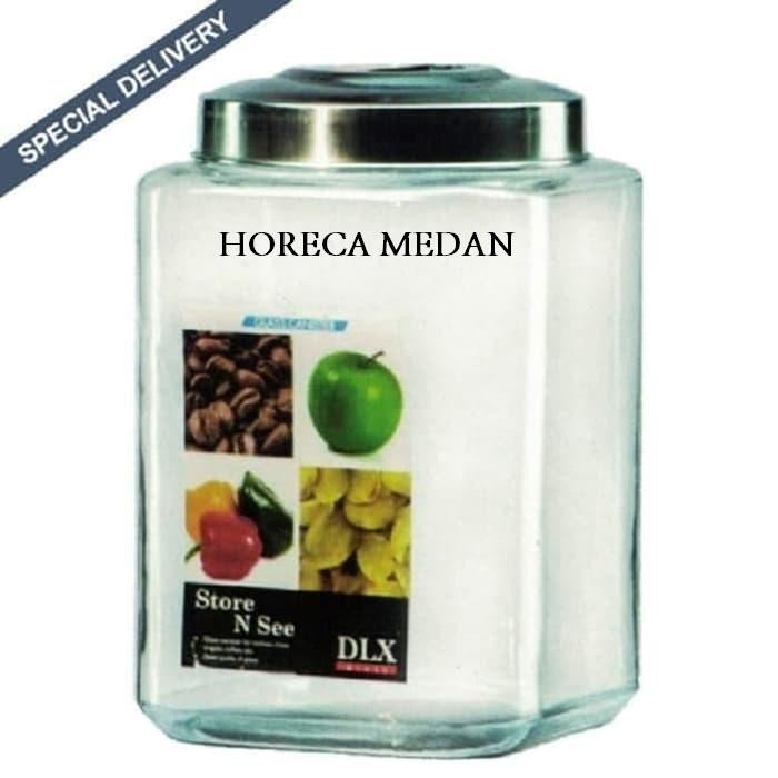 Stoples DLX / Toples Kaca DLX Kafe A 6ltr Kafe B 9ltr Kafe C 11.5ltr