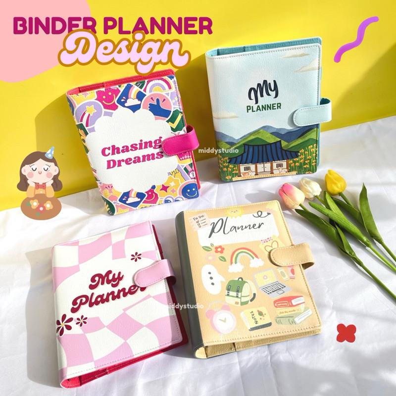 

Binder Planner Edition 20r,26r - A5/B5 Ready Stock