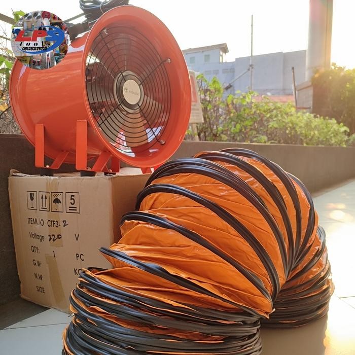 Bagus Kipas Angin Portable/ Kipas Blower 12 Inch + Selang 10 Meter Nagasaki