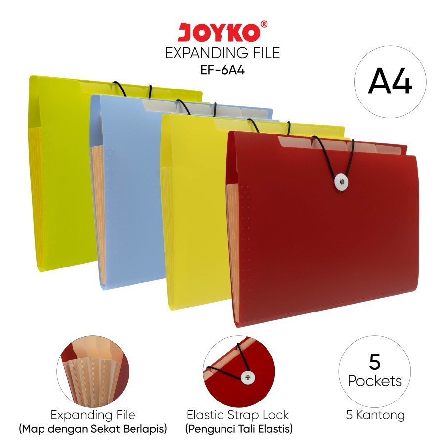 

Expanding File / Map Harmonika JOYKO EF-6 A4