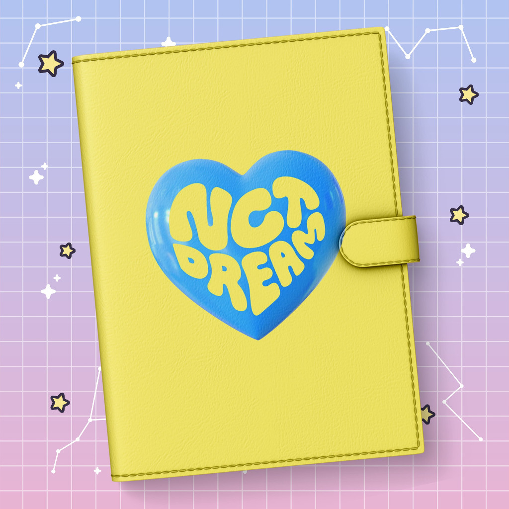 

Teman Print Binder NCT Dream Edisi Kpop Ukuran A6 A5 B5 Notebook Bahan Kulit Sintetis Premium