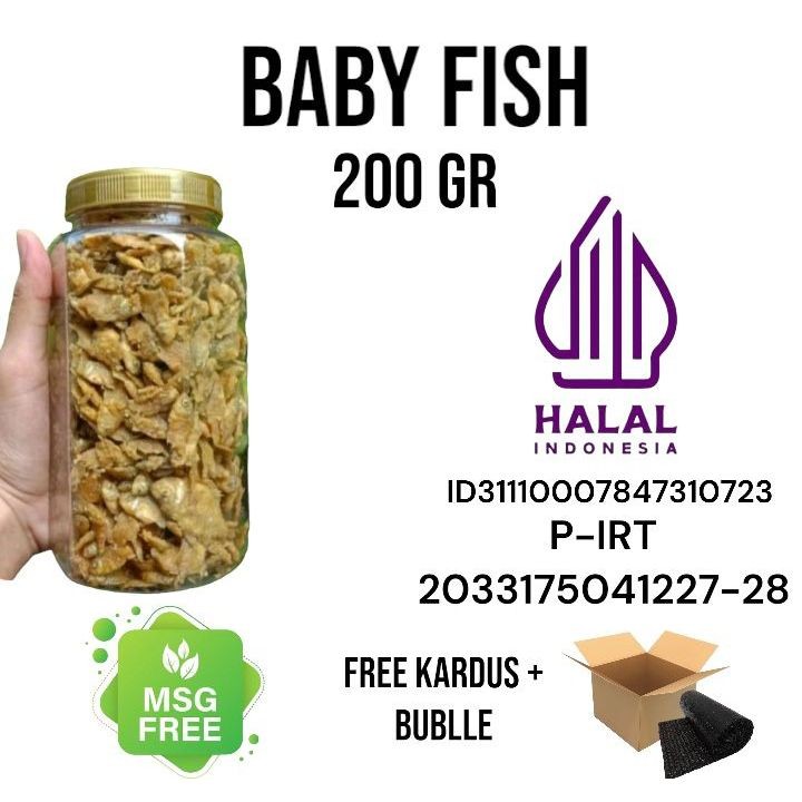 

baby fish Krispy 200gr toples