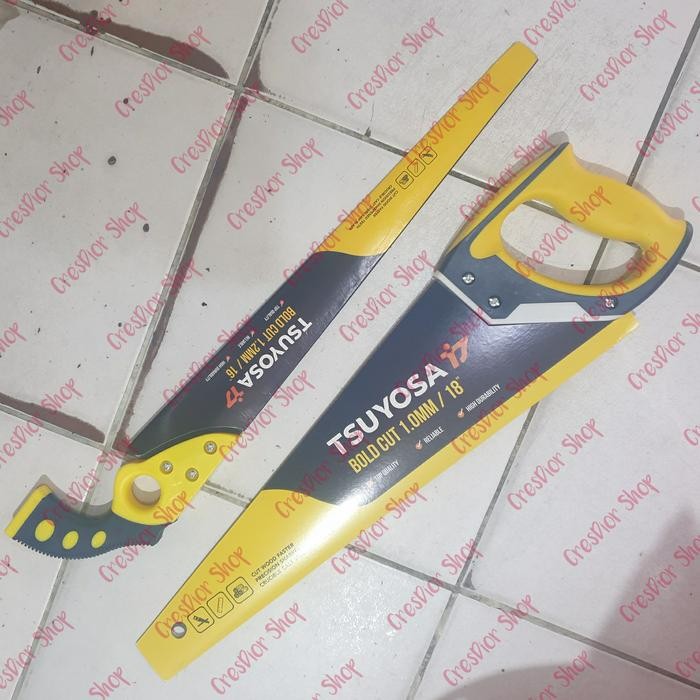 PREMIUM Gergaji kayu compas saw hand saw 16 inch 18 inch TSUYOSA