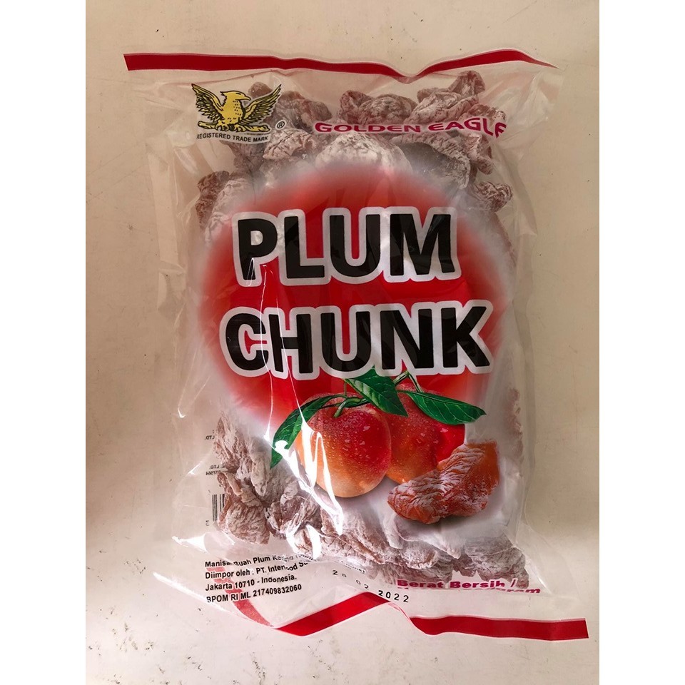 

Manisan Kiamboy/ Golden Eagle Plum Chunk/ Plum/ white prune Chunk 500g