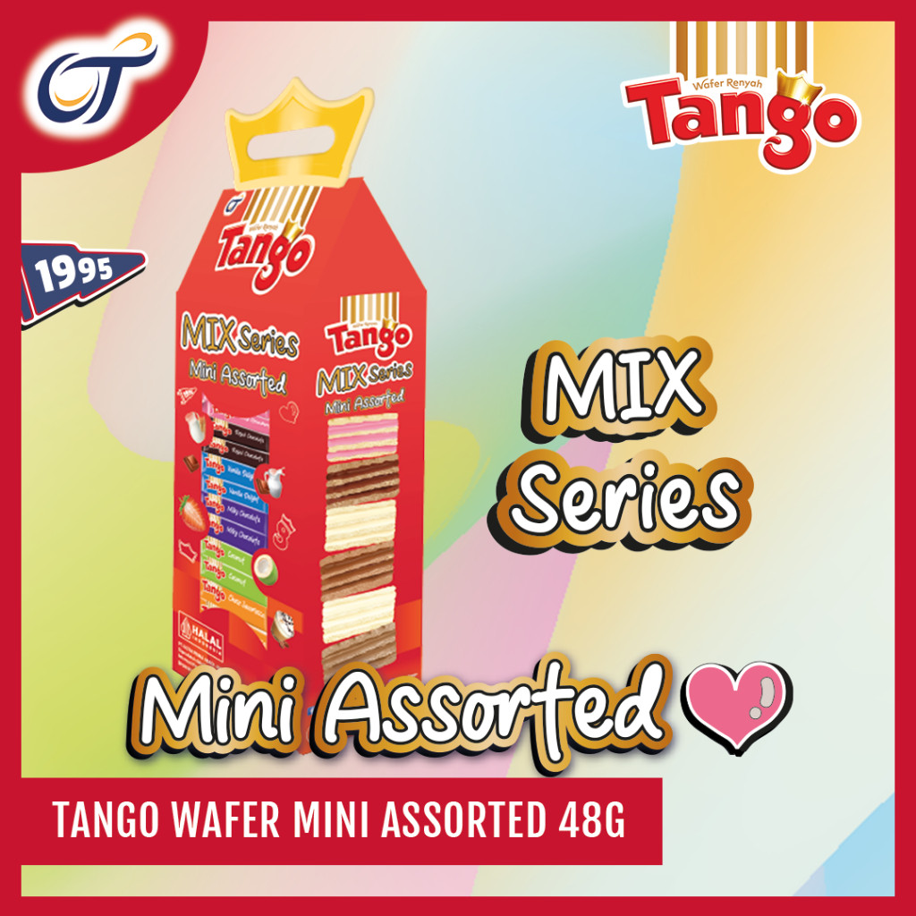 

Tango Wafer Mini Assorted 12 Pcs x 4 Gr [1 Box]